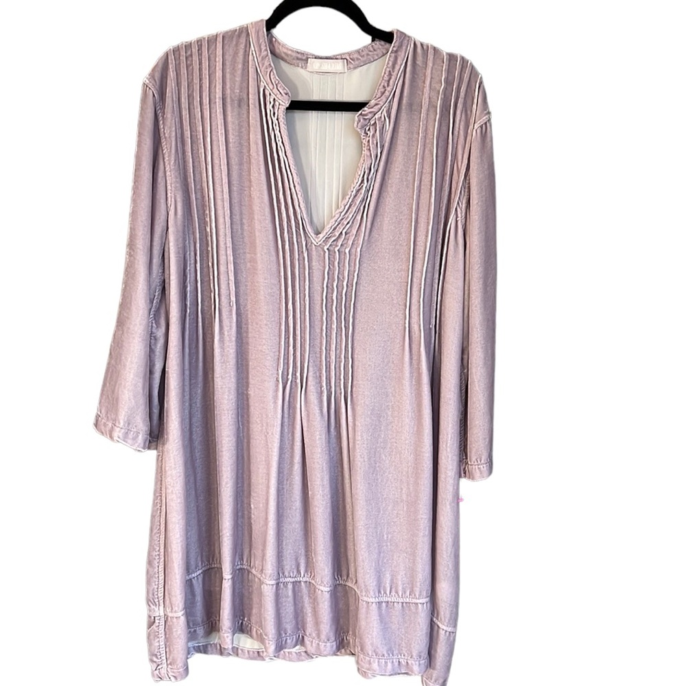 CP Shades Lavender Velvet Dress